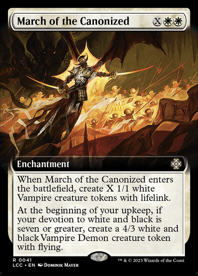March of the Canonized (LCC) (41) / Extended Art