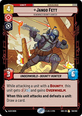 Jango Fett - Renowned Bounty Hunter (SHD_#138/262) / Foil