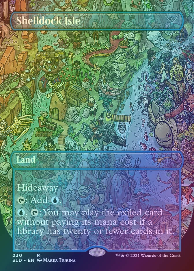 Shelldock Isle (SLD) (230) / Borderless / Foil
