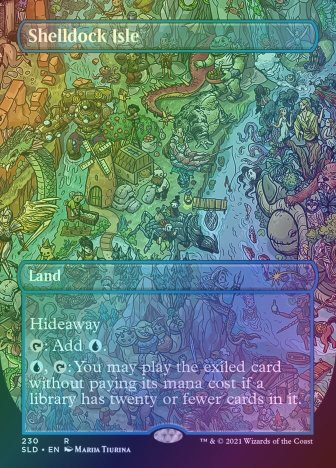 Shelldock Isle (SLD) (230) / Borderless / Foil