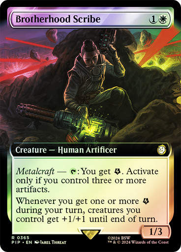 Brotherhood Scribe (pip) (365) / Extended Art Foil