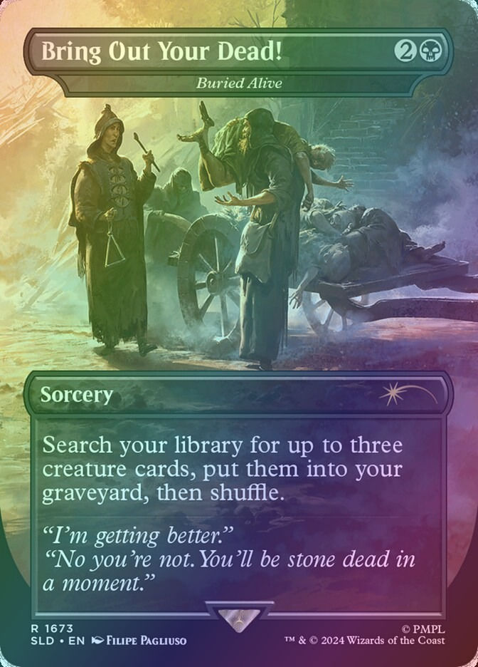Buried Alive (SLD) (1673) / Borderless / Foil