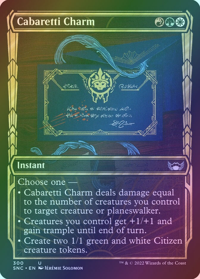 Cabaretti Charm (SNC) (300) / Showcase / Foil