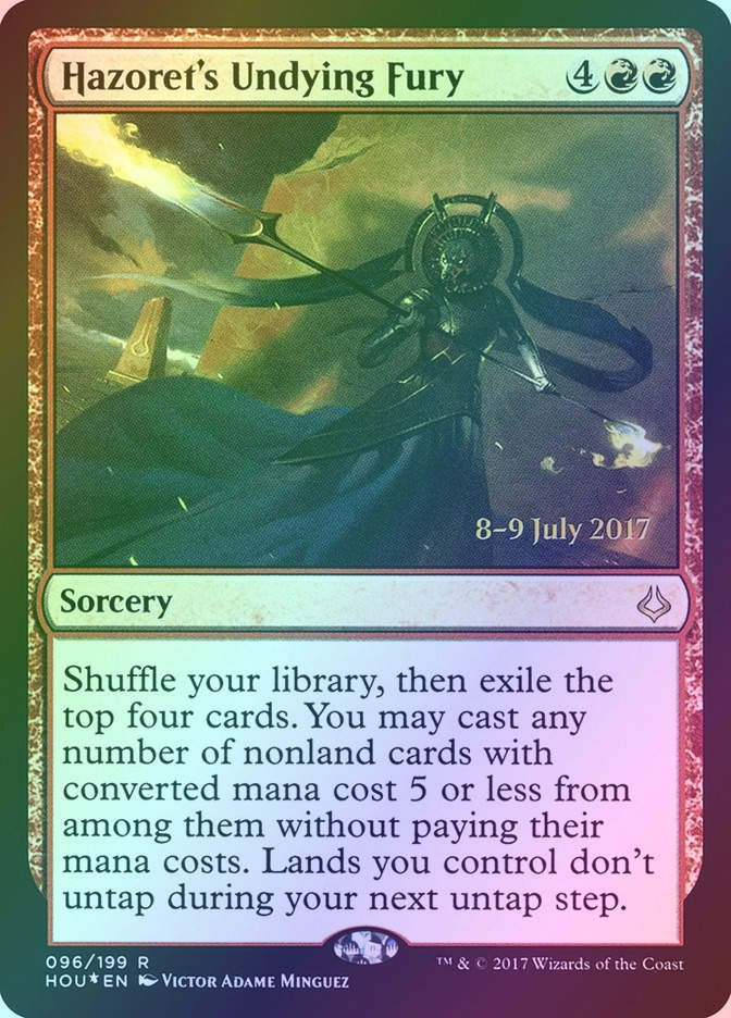 Hazoret's Undying Fury (PHOU) (96s) / Foil