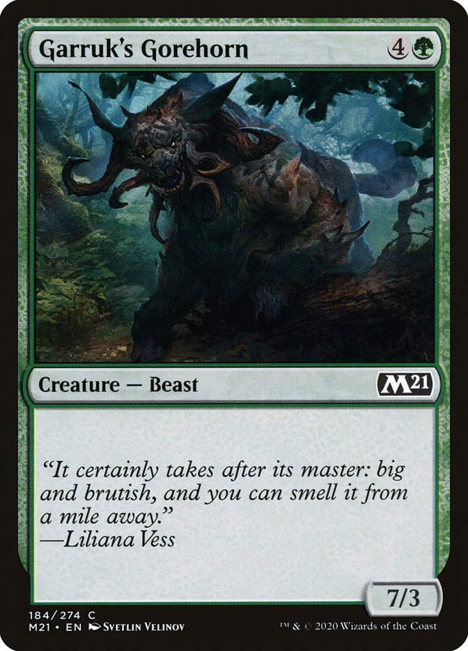 Garruk's Gorehorn (M21) (184)