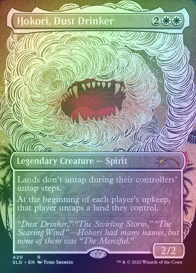 Hokori, Dust Drinker (SLD) (420) / Borderless / Foil