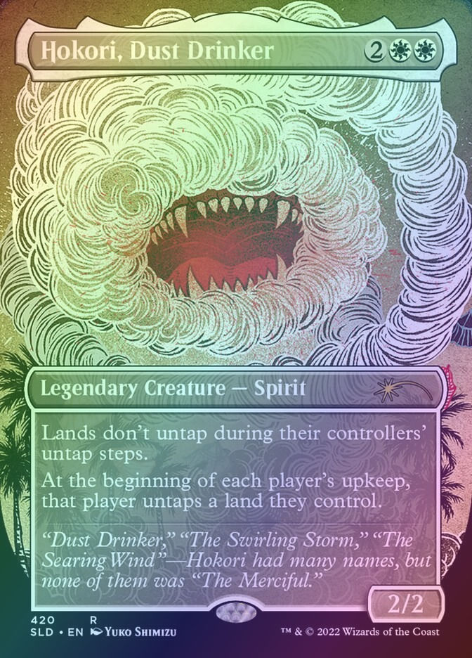 Hokori, Dust Drinker (SLD) (420) / Borderless / Foil