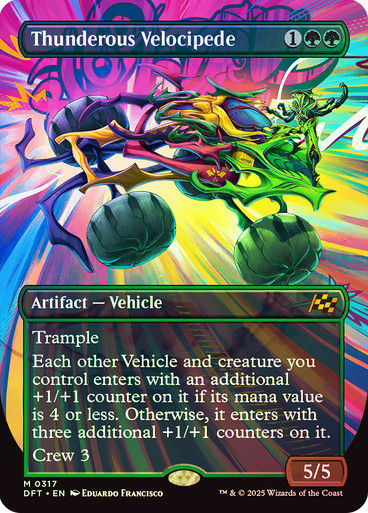 Thunderous Velocipede (DFT) (317) / Foil / Borderless