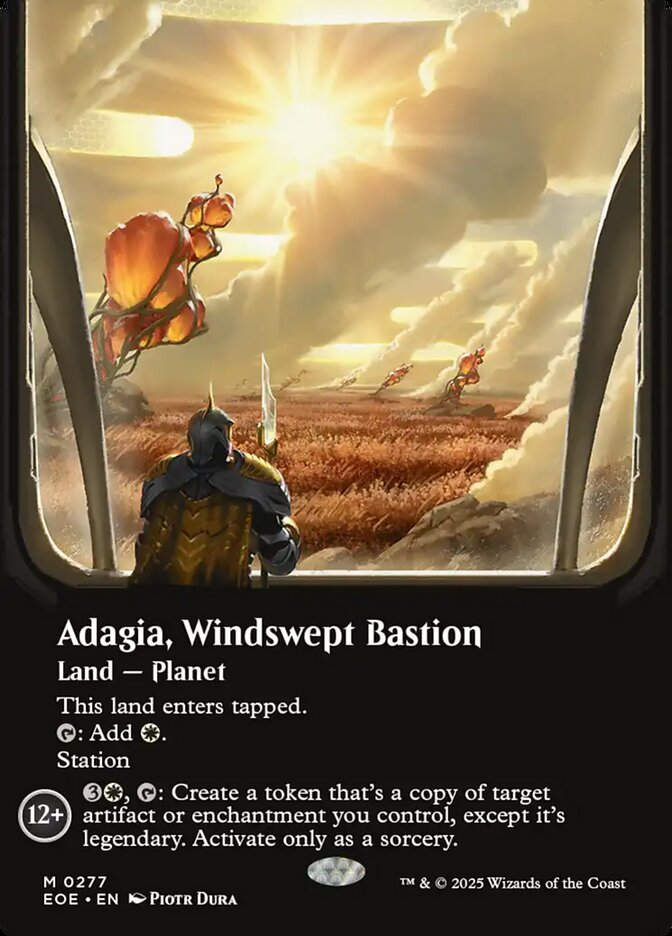 Adagia, Windswept Bastion (EOE) (277) / Borderless / Extended Art