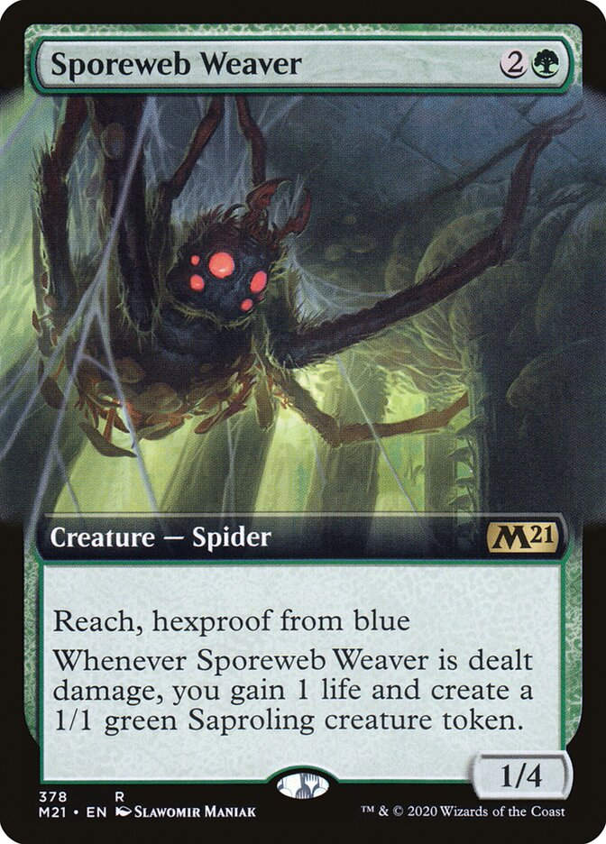 Sporeweb Weaver (M21) (378) / Extended Art