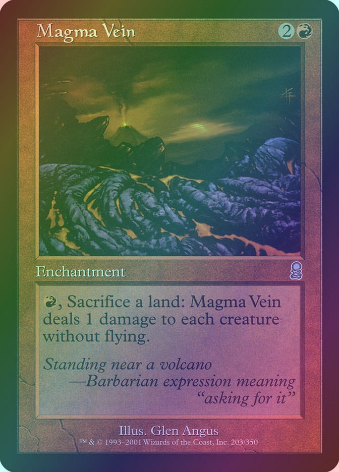 Magma Vein (ODY) (203) / Foil