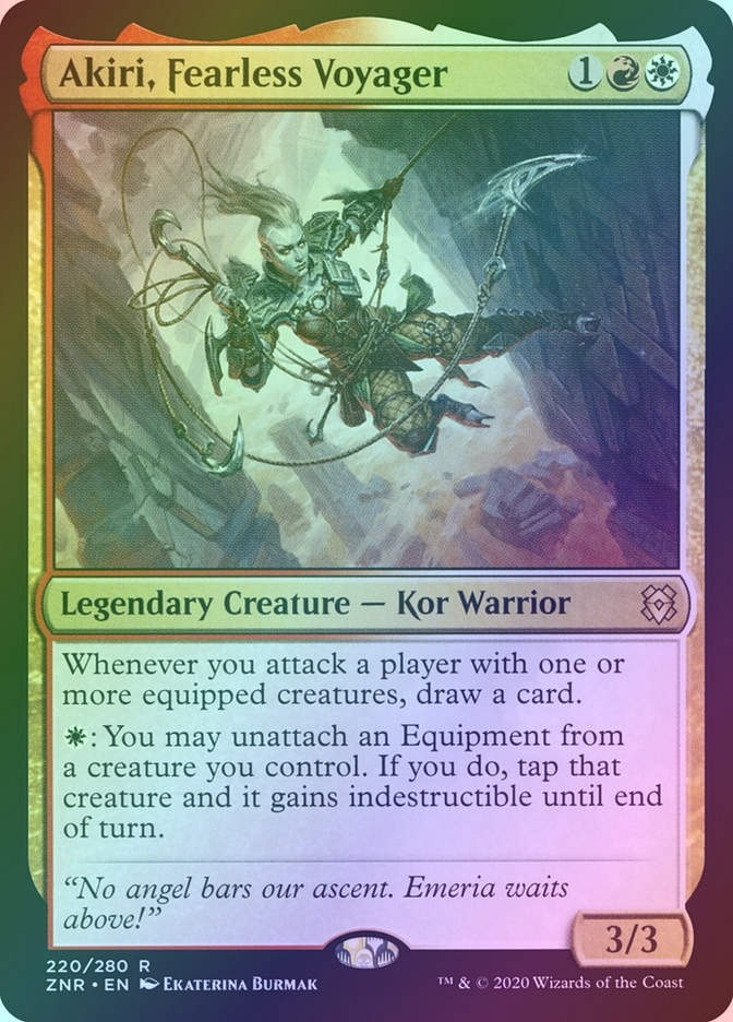 Akiri, Fearless Voyager (ZNR) (220) / Foil