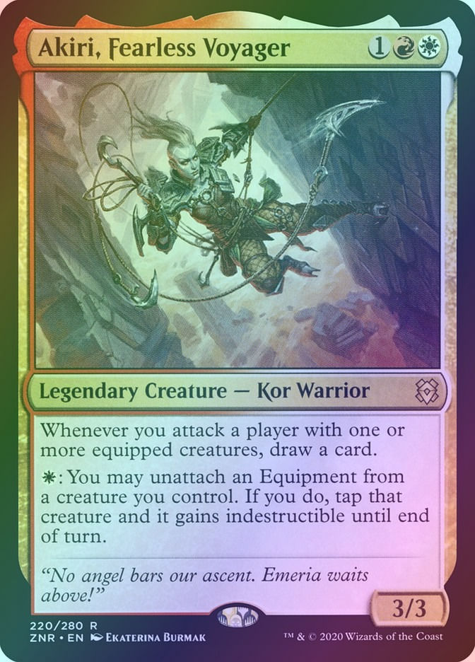 Akiri, Fearless Voyager (ZNR) (220) / Foil