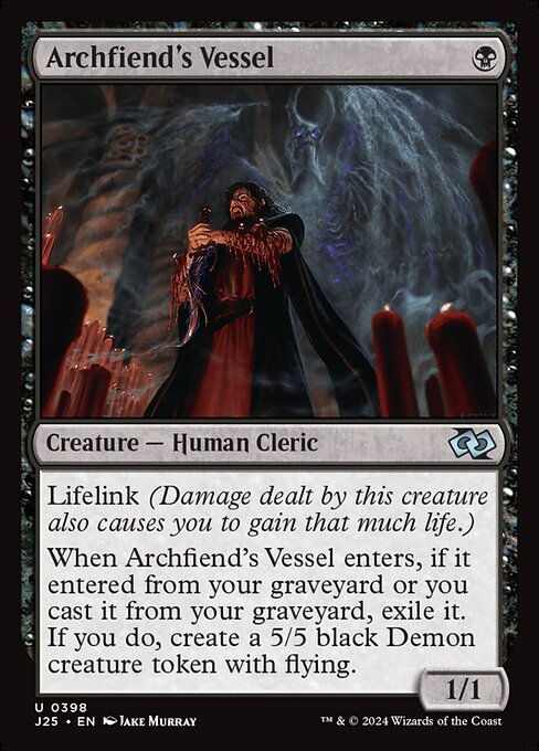 Archfiend's Vessel (J25) (398)
