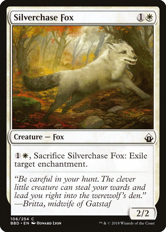 Silverchase Fox (BBD) (106) / Foil