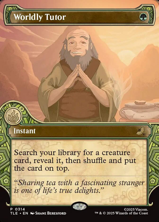 Worldly Tutor (TLE) (314) / Borderless / Showcase