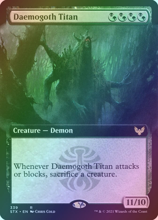 Daemogoth Titan (STX) (339) / Extended Art / Foil