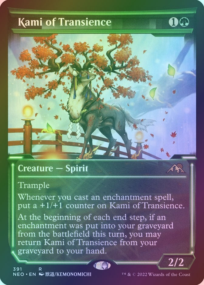 Kami of Transience (NEO) (391) / Showcase / Foil