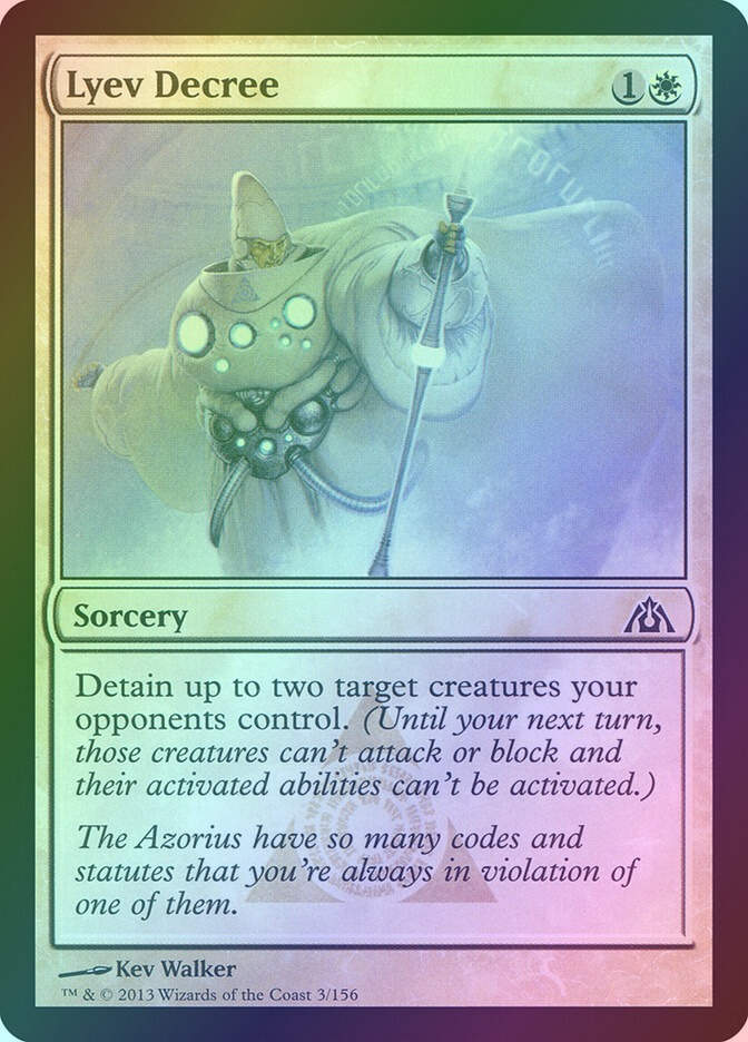 Lyev Decree (DGM) (3) / Foil