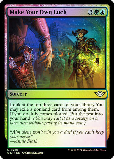 Make Your Own Luck (otj) (218) / Foil