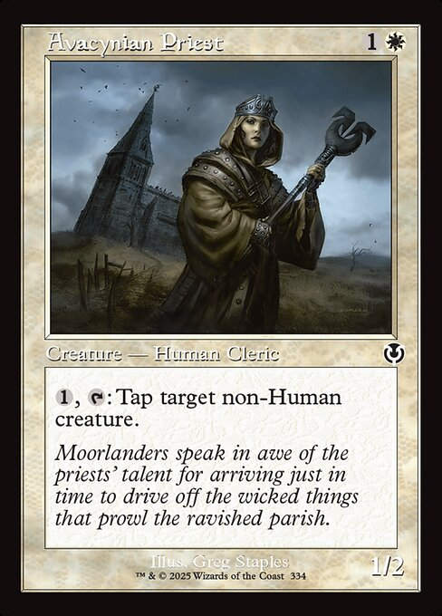 Avacynian Priest (INR) (334) / Retro Frame