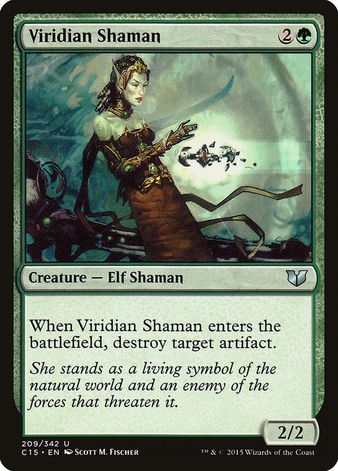 Viridian Shaman (c15)