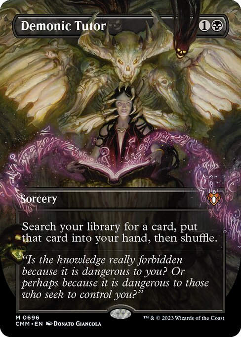 Demonic Tutor (cmm) / Borderless