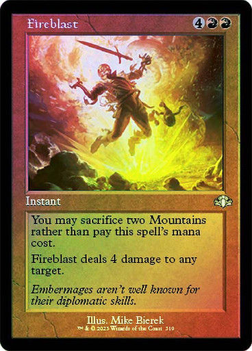 Fireblast (DMR) / Showcase / Foil