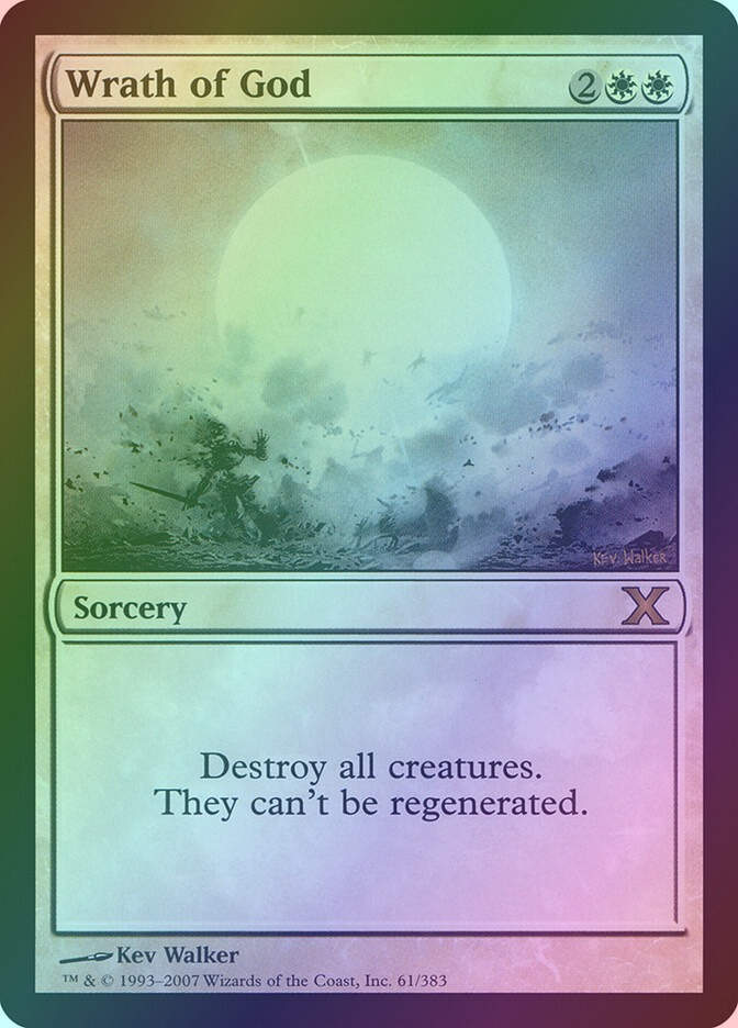 Wrath of God (10E) (61) / Foil