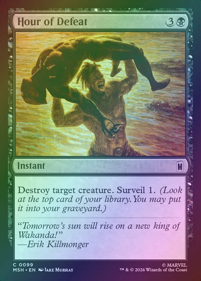 Hour of Defeat (MSH) (99) / Foil
