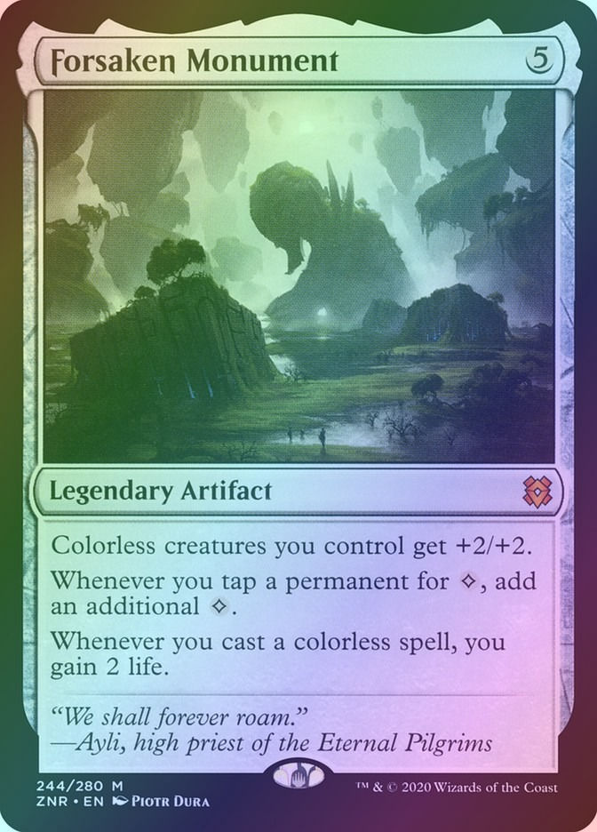 Forsaken Monument (ZNR) (244) / Foil