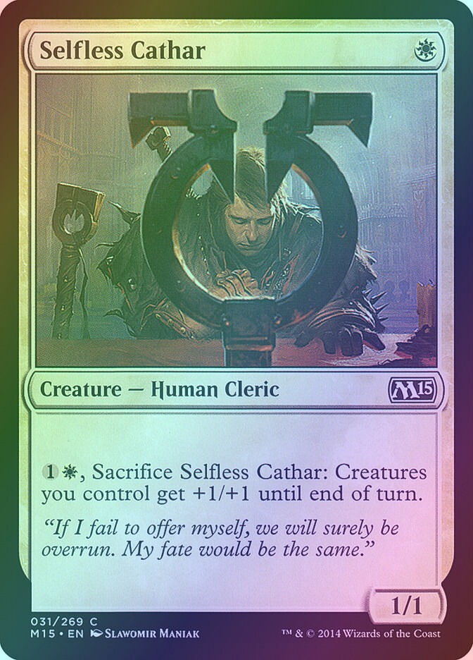 Selfless Cathar (M15) (31) / Foil