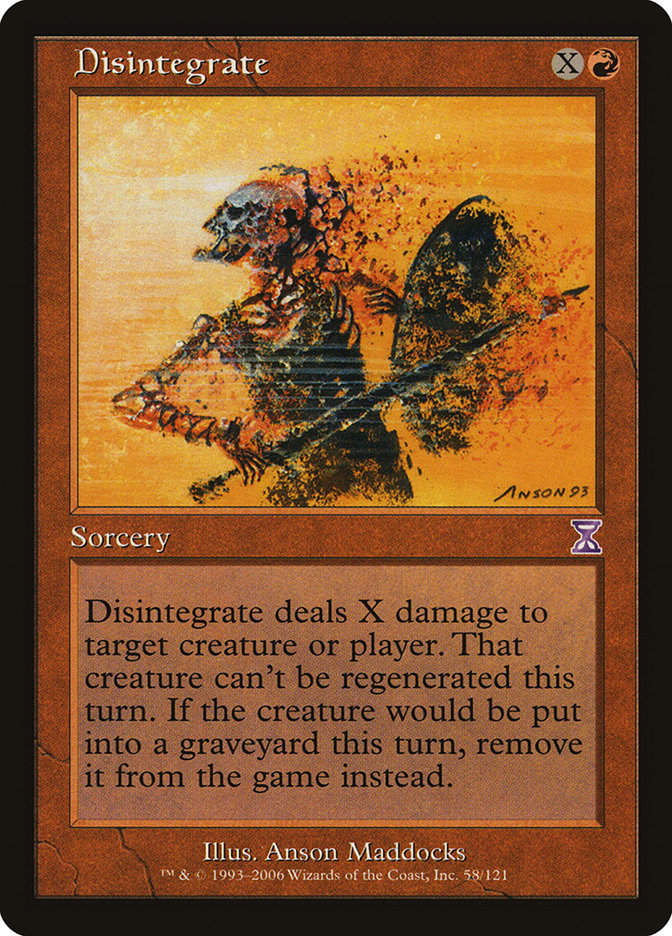 Disintegrate (TSB) (58)