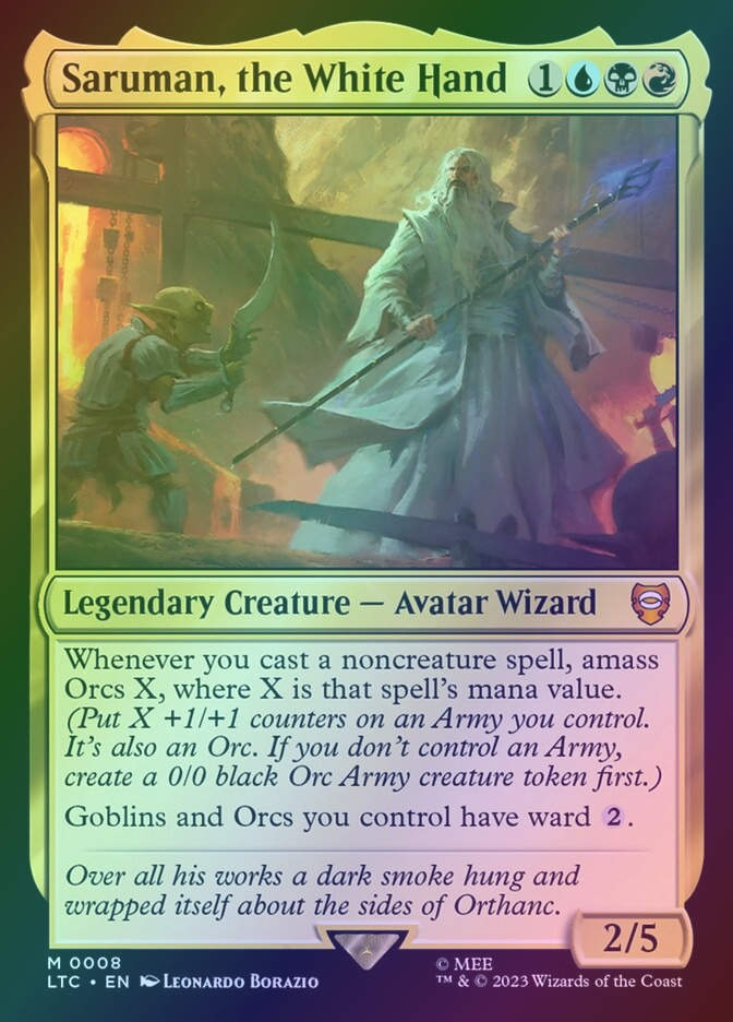 Saruman, the White Hand (LTC) (8) / Foil