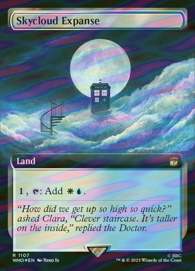 Skycloud Expanse (WHO) (1107) / Extended Art / Surge Foil