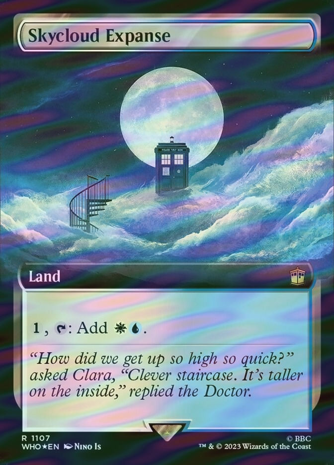 Skycloud Expanse (WHO) (1107) / Extended Art / Surge Foil
