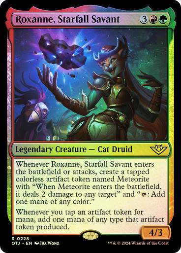 Roxanne, Starfall Savant (otj) (228) / Foil