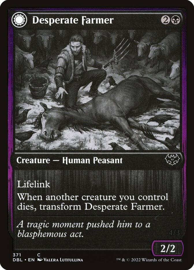 Desperate Farmer // Depraved Harvester (DBL) (371) — cara 1 de 2