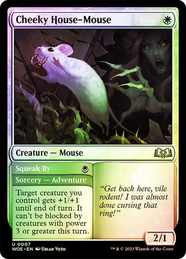 Cheeky House-Mouse // Squeak By (woe) / Foil