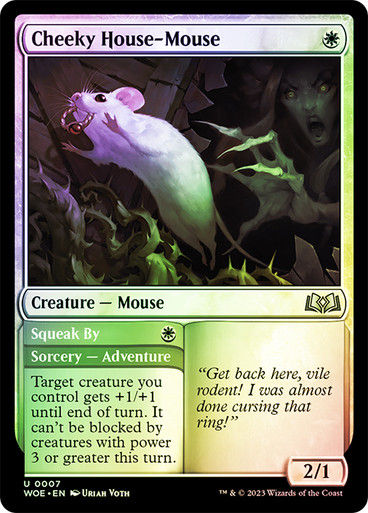 Cheeky House-Mouse // Squeak By (woe) / Foil