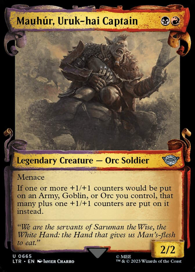 Mauhúr, Uruk-hai Captain (LTR) (665) / Showcase