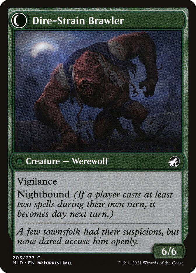 Tireless Hauler // Dire-Strain Brawler (MID) (203) — cara 2 de 2