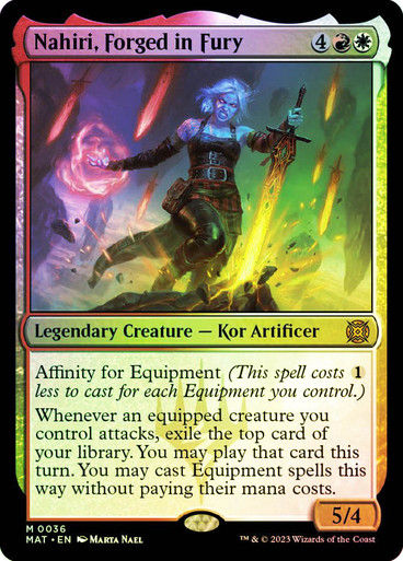 Nahiri, Forged in Fury (MAT) / Foil