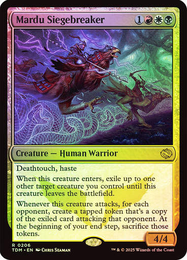 Mardu Siegebreaker (TDM) (206) / Foil