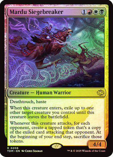 Mardu Siegebreaker (TDM) (206) / Foil