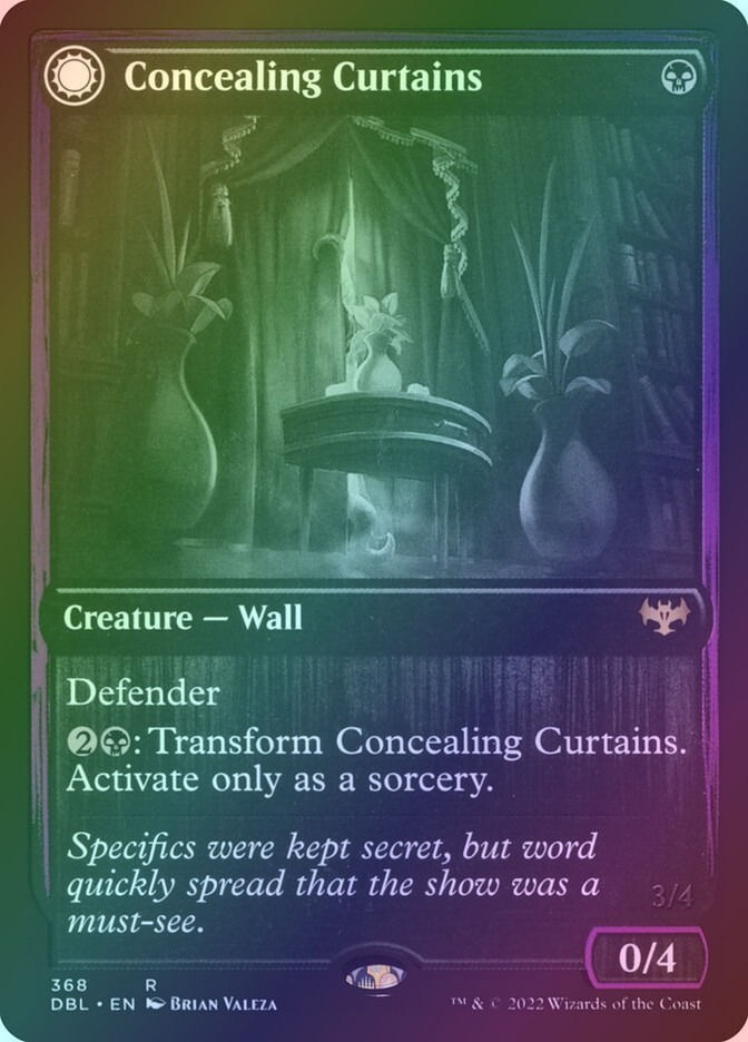 Concealing Curtains // Revealing Eye (DBL) (368) / Foil — cara 1 de 2