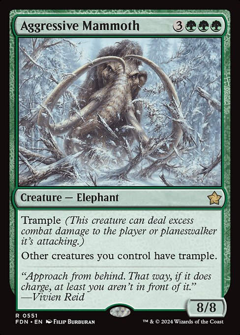 Aggressive Mammoth (FDN) (551) (Beginner)