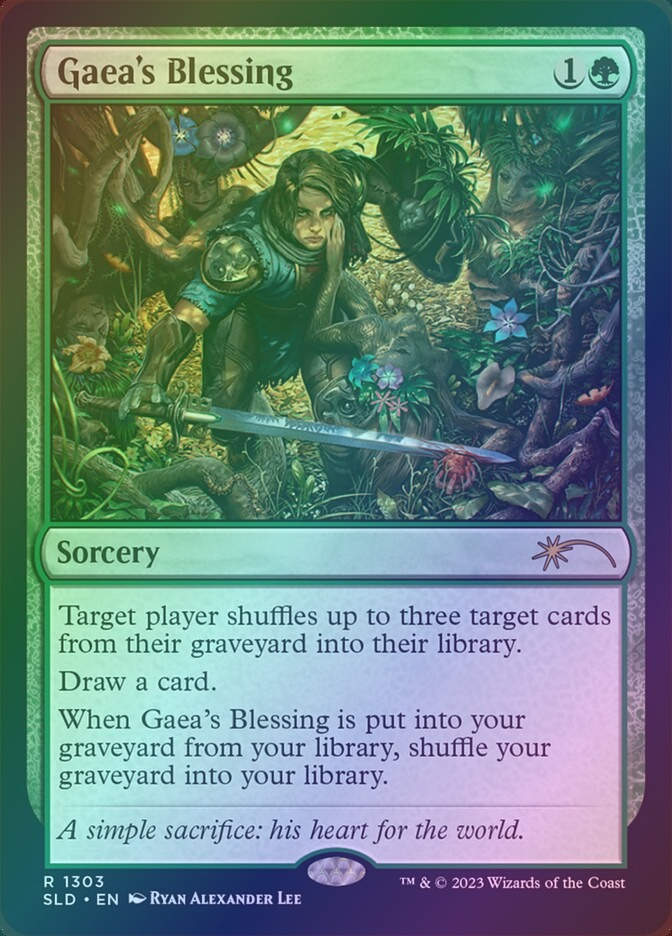 Gaea's Blessing (SLD) (1303) / Foil
