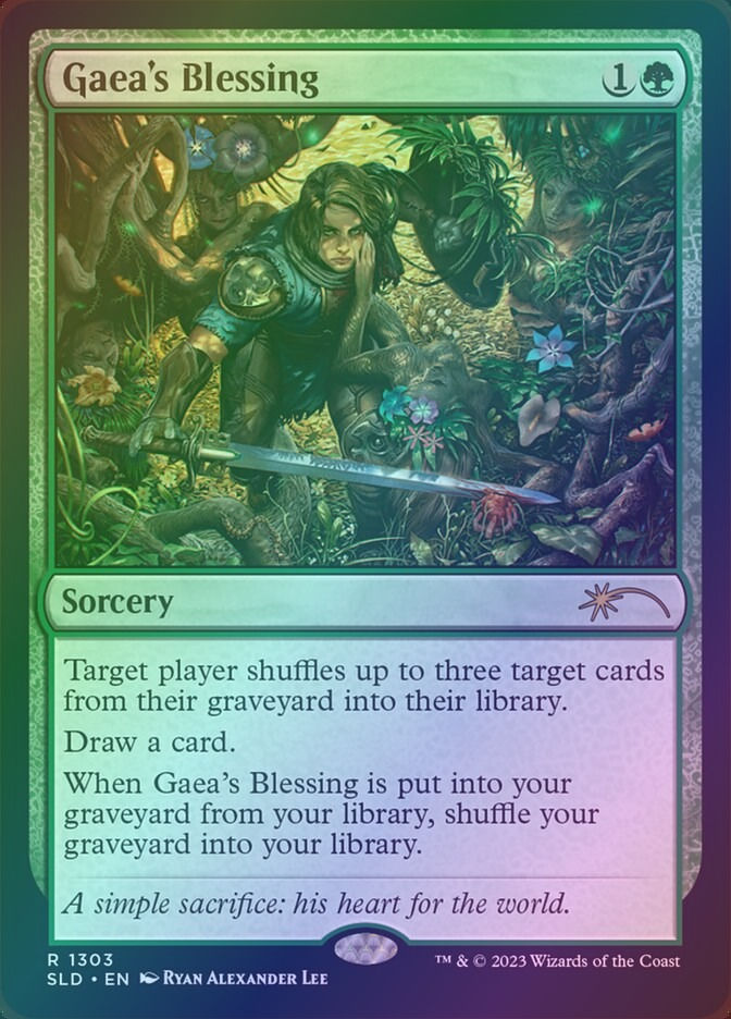Gaea's Blessing (SLD) (1303) / Foil