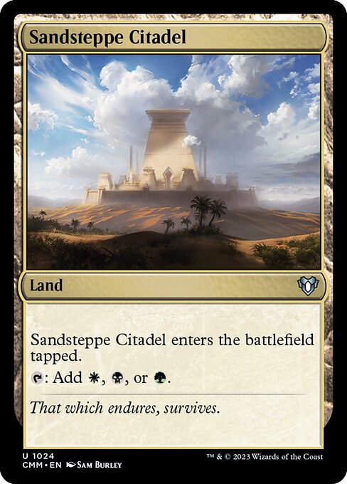 Sandsteppe Citadel (cmm) (Commander Deck)